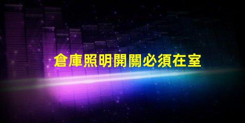 倉庫照明開關必須在室外嗎探討安全與便利的最佳位置