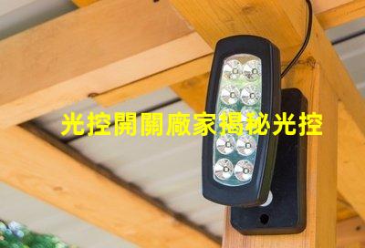 光控開關廠家揭秘光控開關制造商的競爭優勢